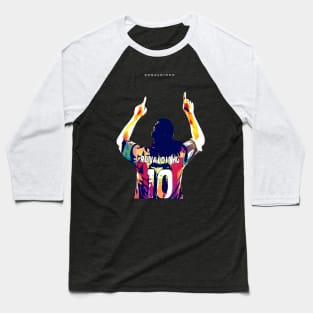 Ronaldinho Pop Art Baseball T-Shirt